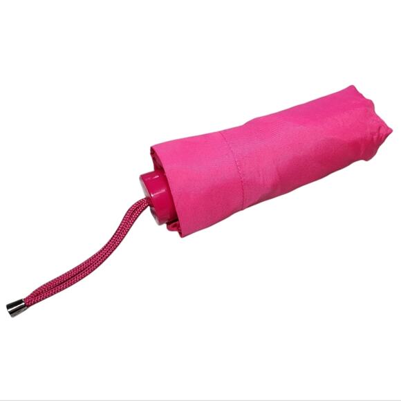 Coach mini umbrella COACH logo hot pink RARE - Picture 4 of 6